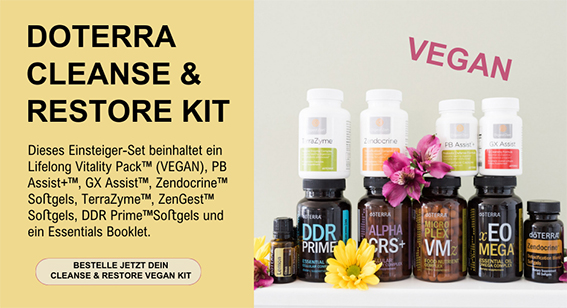 Abnehmen mit ätherischen Ölen doterra Cleanse and Restore Kit vegan online bestellen Blog Geschenke made for Mama