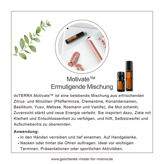 doTERRA Motivate ermutigende Mischung für Motivation