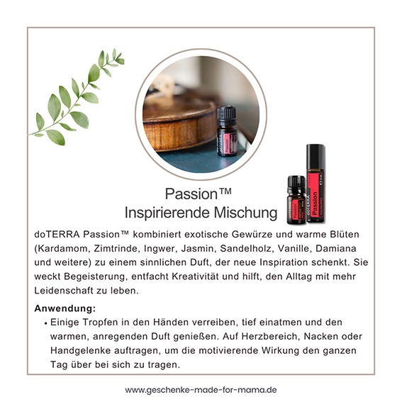 doTERRA Passion Inspirierende Mischung Leidenschaft