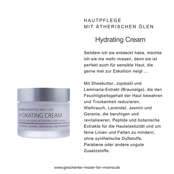 Hautpflege-mit-aetherischen-Oelen-doTERRA-Hydrating-Cream doTERRA Hydrating Cream Hautpflege mit ätherischen Ölen