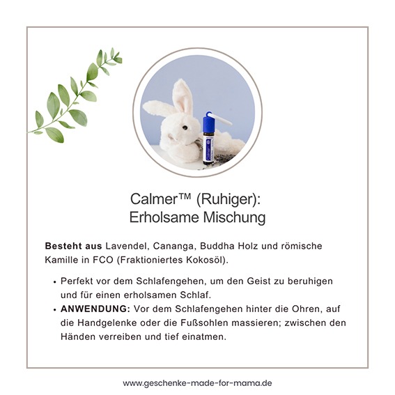 Calmer erholsame Mischung der doTERRA Kids Collection für Kinder ab 4 Jahren mit Lavendel, Römischer Kamille, Buddha-Holz und Ylang Ylang