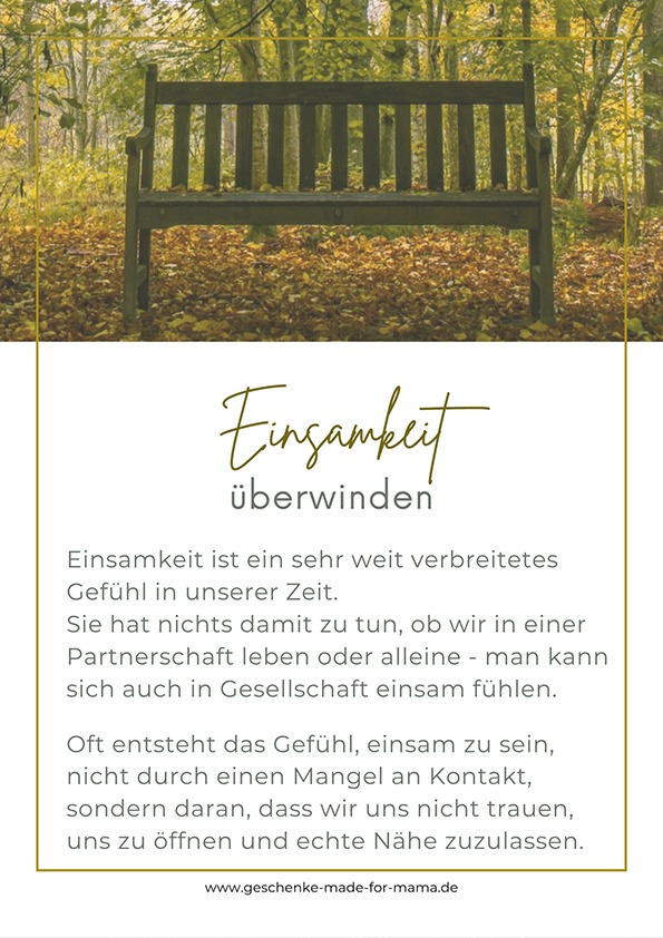 Einsamkeit überwinden – Angst vor Zurückweisung als Ursache Einsamkeit überwinden – Angst vor Zurückweisung und fehlende emotionale Nähe trotz sozialer Kontakte