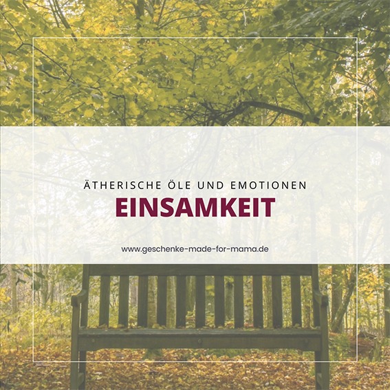 Einsamkeit überwinden mit ätherischen Ölen Ätherische Öle bei Einsamkeit: Leere Bank im herbstlichen Wald als Sinnbild für Isolation und die Suche nach emotionaler Balance