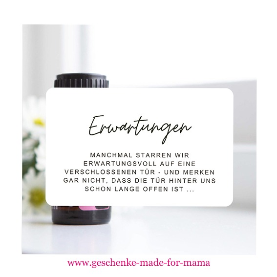 Erwartungen Neujahrsvorsätze umsetzen mit ätherischen Ölen Blog Geschenke made for Mama