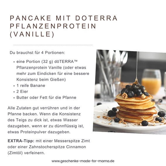 Protein Pancakes mit pflanzlichem Proteinpulver – gesundes, zuckerfreies Frühstück für mehr Energie und Muskelaufbau