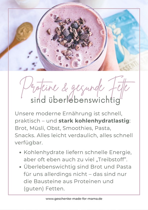 Proteine und gesunde Fette unterstützen den Stoffwechsel und sorgen für langanhaltende Sättigung beim Abnehmen