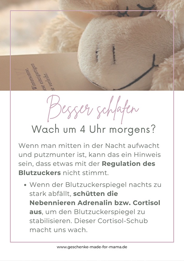 Wach um 4 Uhr morgens durch Blutzuckerabfall und Cortisol – Schlafprobleme blockieren das Abnehmen