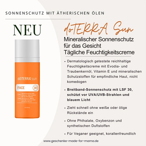 doTERRA-sun-mineralischer-Sonnenschutz-fuers-Gesicht-mit-aetherischen-Oelen Schadstoffe vermeiden doTERRA Sun mineralischer Sonnenschutz