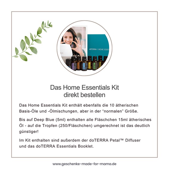 Anfangen mit ätherischen Ölen doterra Home Essentials Kit direkt online bestellen