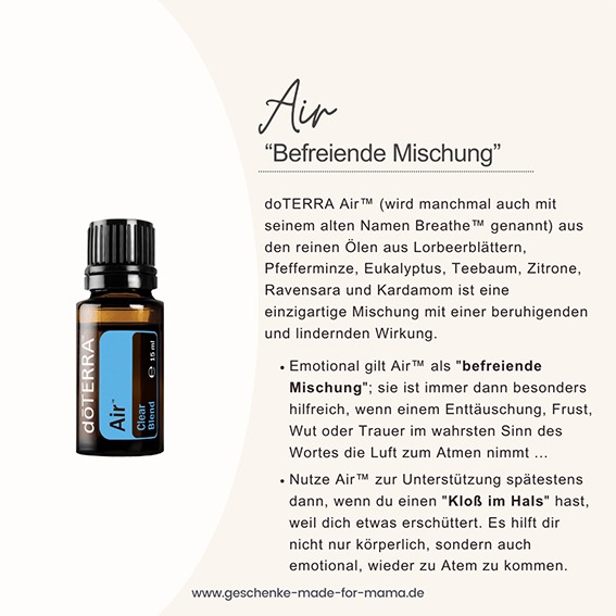 doTERRA Air für Einsteiger – unterstützt freie Atmung und Energie