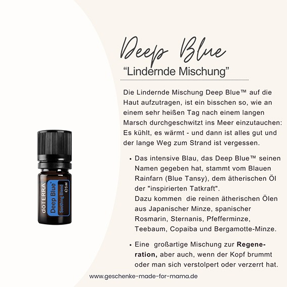 doTERRA Deep Blue für Einsteiger – wohltuende Entspannung für Muskeln und Gelenke