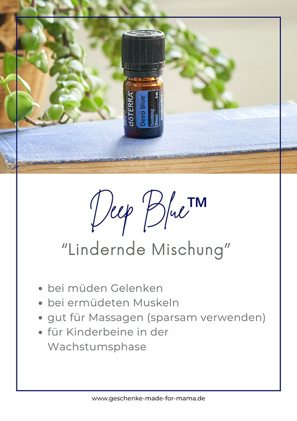 doTERRA Deep Blue – lindernde Mischung für Muskeln und Gelenke doTERRA Deep Blue Muskeln Gelenke Massage entspannen