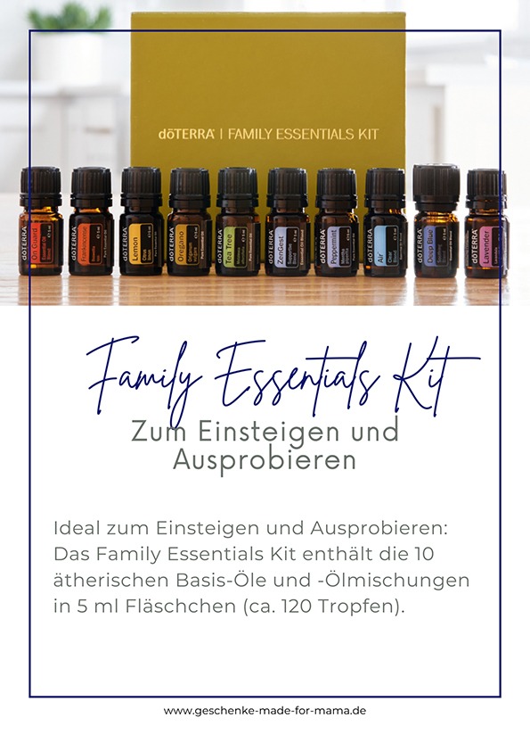 doTERRA Family Essentials Kit – Anfangen mit ätherischen Ölen leicht gemacht doTERRA Family Essentials Kit ätherische Öle Set Anfänger Starter Set