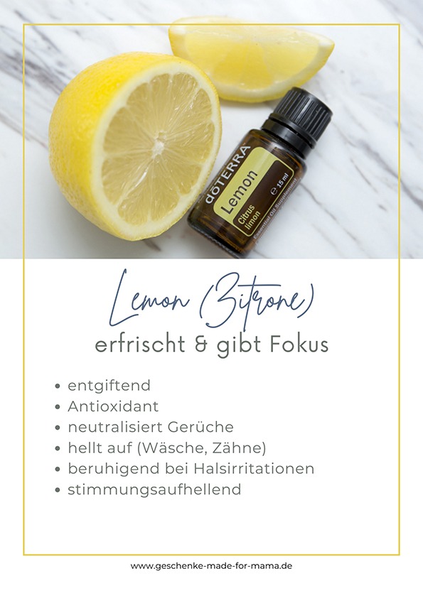 doTERRA Zitronenöl – Frische Energie und natürlicher Detox doTERRA Zitronenöl Wirkung Fokus Entgiftung Stimmung aufhellen Anwendung
