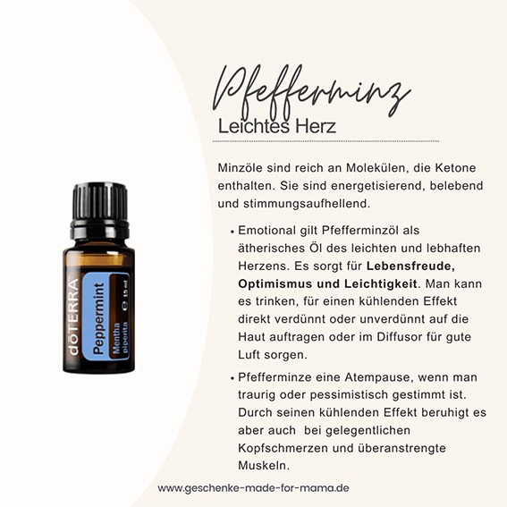 doTERRA Pfefferminzöl für Einsteiger – erfrischend bei Müdigkeit und Spannung