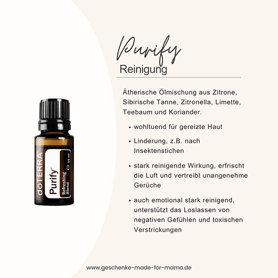 was tun wenn die Mücke zusticht doTERRA Purify Erfrischende Mischung Blog Geschenke made for Mama