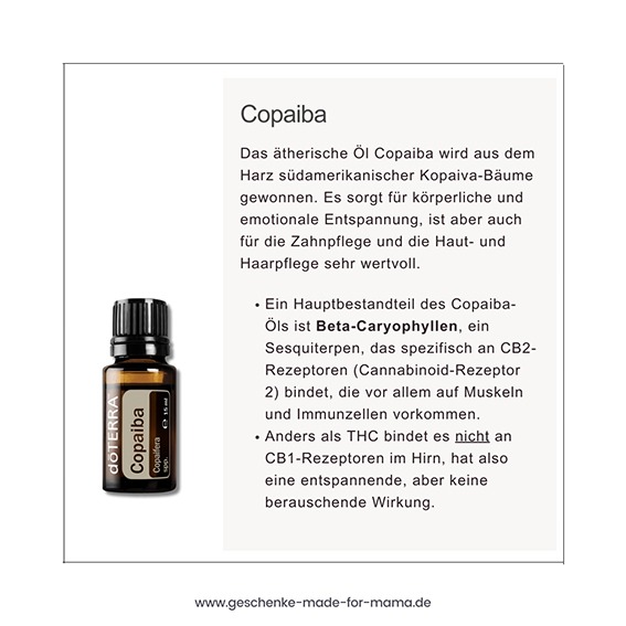 doTERRA Copaiba ätherisches Öl 15 ml Fläschchen – entspannend, unterstützt Zahnpflege, Haut- und Haarpflege