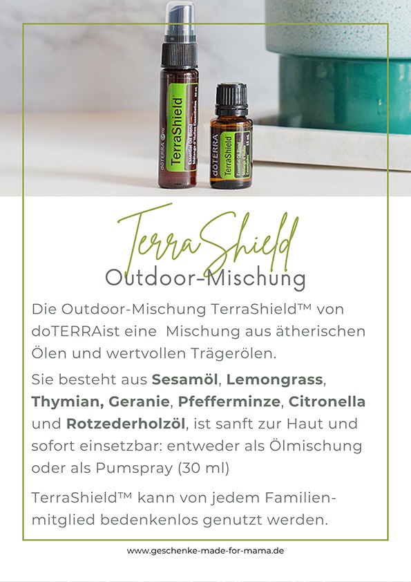 doTERRA TerraShield Outdoor Mischung – natürlicher Mückenschutz mit ätherischen Ölen für die ganze Familie
