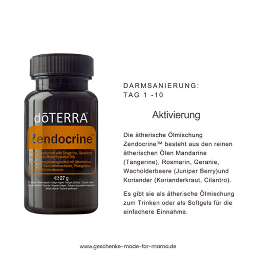 doTERRA Zendocrine Softgels Darmsanierung mit ätherischen Ölen