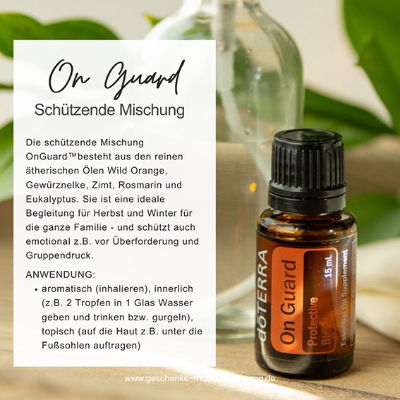 doterra On Guard Schützende Mischung Familientreffen überstehen Blog Geschenke made for Mama