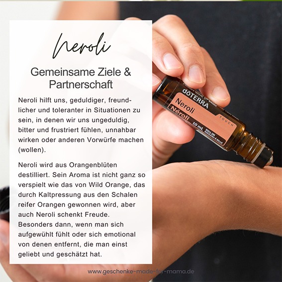 Neroli ätherisches Öl gemeinsame Ziele und Partnerschaft Familientreffen überstehen Blog Geschenke made for Mama