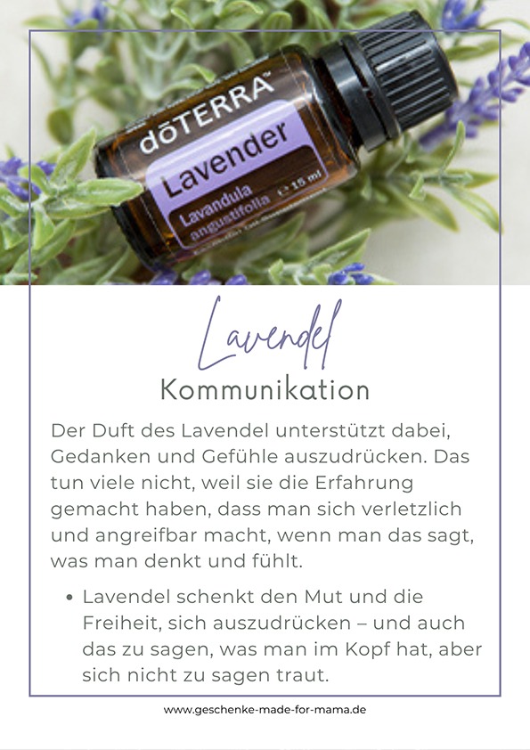 Lavendel ätherisches Öl – emotionale Kommunikation und Ruhe beim Familientreffen Lavendel ätherisches Öl für bessere Kommunikation – unterstützt ehrliche Worte, innere Ruhe und emotionale Klarheit
