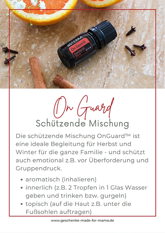 On Guard ätherische Öle – emotionaler Schutz und klare Grenzen beim Familientreffen On Guard ätherische Öle für emotionalen Schutz beim Familientreffen – hilft Grenzen zu setzen und Stress durch schwierige Personen zu reduzieren