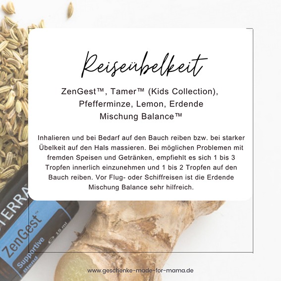 Reiseapotheke-mit-aetherischen-Oelen-Reiseuebelkeit Ätherische Öle gegen Reiseübelkeit Blog Geschenke made for Mama