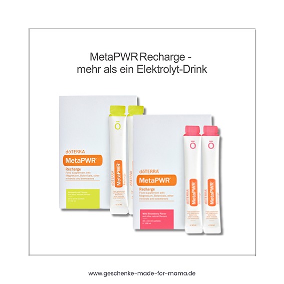 MetaPWR Recharge Elektrolyte für heiße Sommertage – natürliche Unterstützung von Hydration, Mineralstoffen und Energie bei Hitze