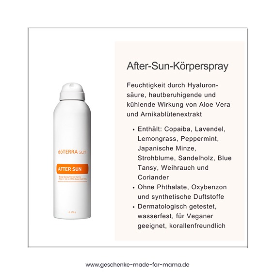 doterra Sun Aftersun Körperspray für sonnenstrapazierte Haut