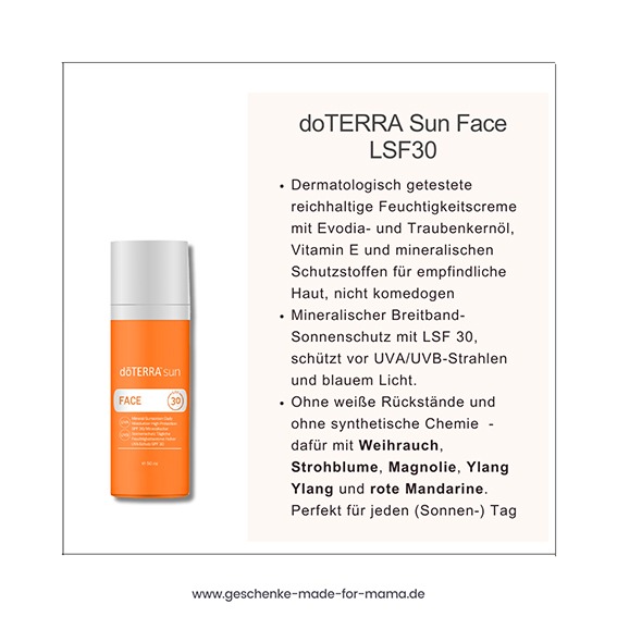 doterra Sun Face mineralischer Sonnenschutz für das Gesicht