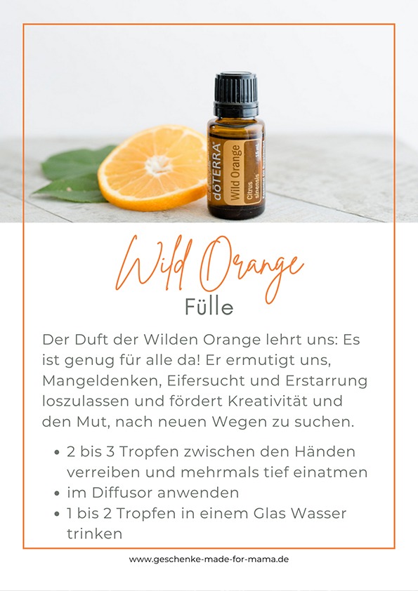 Geschenke für Mama – Wild Orange Öl für fröhliche Momente und gute Laune Geschenke für Mama – Wild Orange ätherisches Öl für Lebensfreude, Energie und Kreativität im Alltag